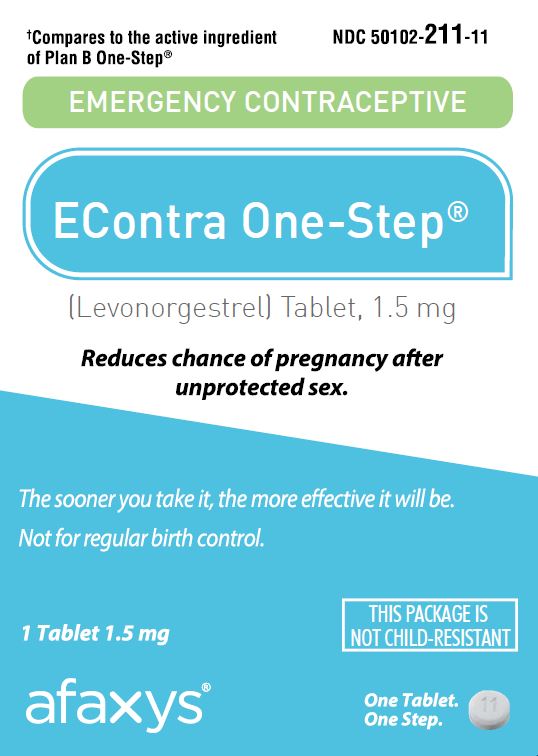 PlanB One-Step Emergency Contraception, 1 Tablet, 1 dose